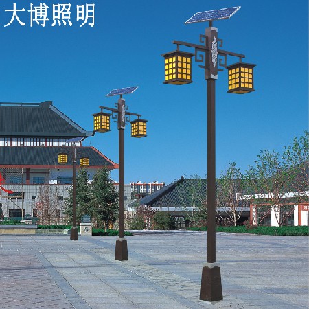 中式仿古特色庭院燈小區道路照明裝飾光伏LED太陽能庭院燈批發